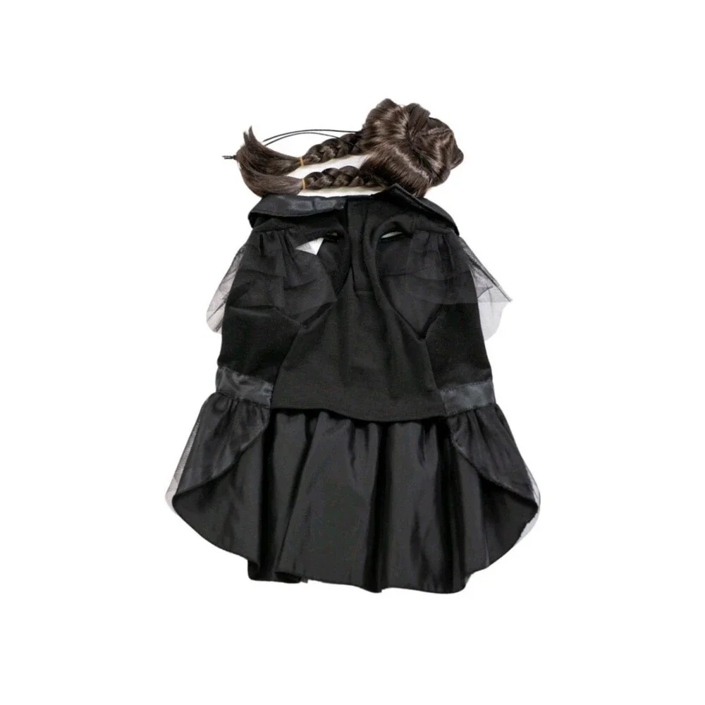 Vibrant Life Gothic Witch Dog/Pet Halloween Costume Wig & Outfit S (10-20Lbs)